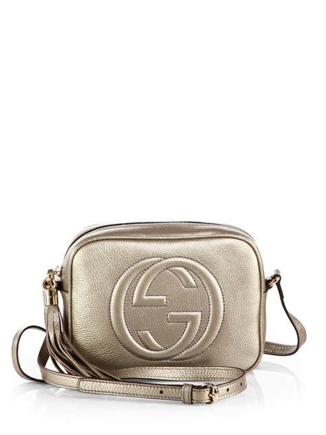 gucci soho metallic wristlet|gucci mini tote bag.